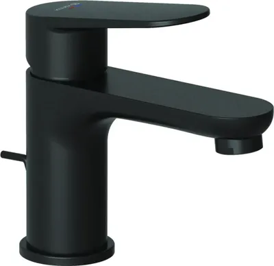 Immagine prodotto di Kludi X1 Lavabo EHM 75 m. Set di scarico nero opaco, 1 pz.