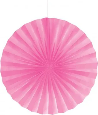 Produktbild von Papier Dekofächer Bonbon Rosa 41cm