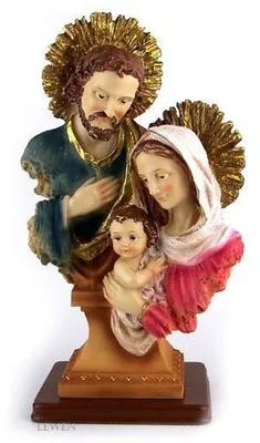 Produktbild von Hl. Familie. Büste. Aus Polyresin. Religion. 33 cm. F364.