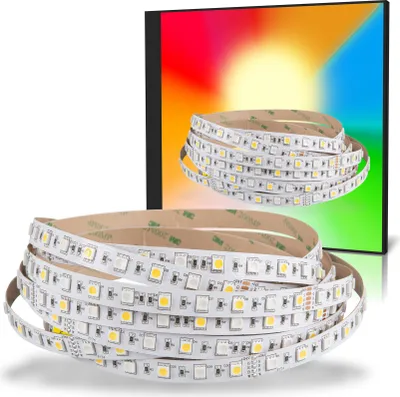 Produktbild von LED Strip 5050 RGB+Neutralweiß (4000K) 72W 500CM 24V IP20