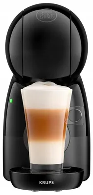 Produktbild von Krups Piccolo XS KP1A3B, Espressomaschine, 0,8 l, Kaffeekapsel, 1600 W, Schwarz