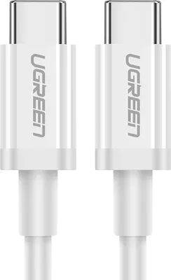 Zdjęcie produktu dla UGREEN US264 Kabel z typu C do typu C, 60 W, 0,5 m (biały)