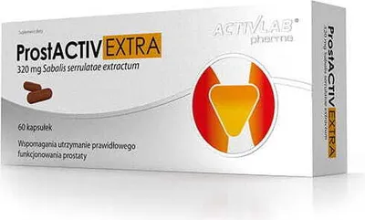 Zdjęcie produktu dla ProstACTIV EXTRA 60 kaps. dla zdrowia prostaty i układu moczowego u mężczyzn 40+ Activlab Pharma