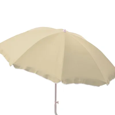 Produktbild von Strandschirm knickbar ca. 160 cm aus Polyester mit UV-Schutz und Mast