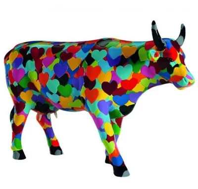 Zdjęcie produktu dla Heartstanding Cow - Cowparade Kuh Large