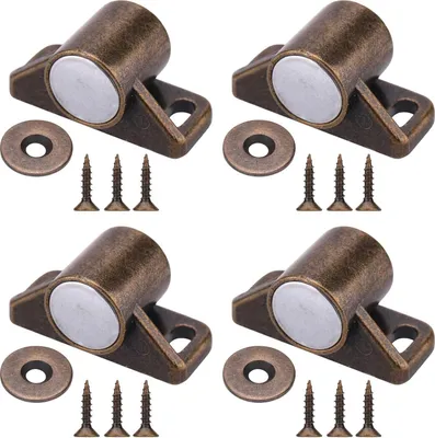 Produktbild von 4 Stück Magnetische Deurvangers aus Edelstahl und Zinklegierung