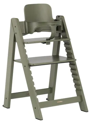 Produktbild von Kidsmill Up! Hochstuhl Buchenholz Inkl. Kunststoff Babyset - Green