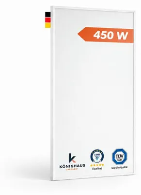 Produktbild von Könighaus Infrarotheizung P-Serie 450 W ohne Thermostat, 50 x 90 cm