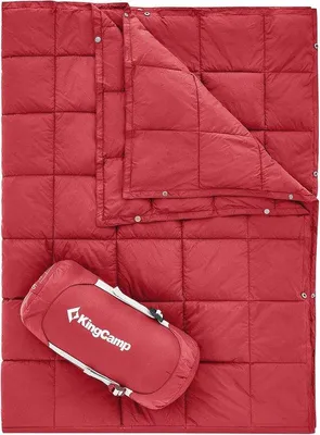 Produktbild von Famanu Campingdecke Leicht und Warm - Winddicht und Wasserabweisend - 152x203 cm