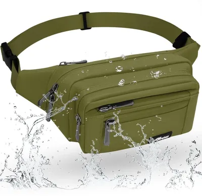Produktbild von Omgoods – Uni-Modeaccessoire für Reisen – Geräumige Hüfttasche mit Fächern
