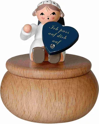 Produktbild von Schutzengel mit Dose "Ich pass ..." (6cm) von KWO