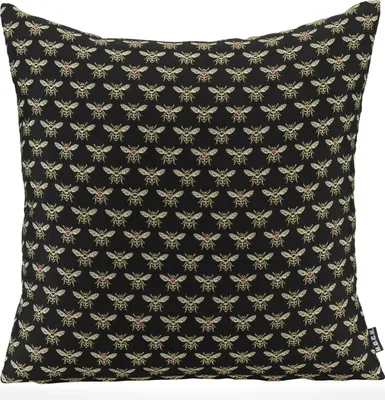 Produktbild von H.O.C.K. Bienchen Maja Kissen 45x45cm schwarz