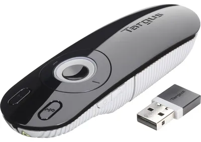 Zdjęcie produktu dla Targus Laser Presentation Remote, USB, 15 m, Czarny, Szary