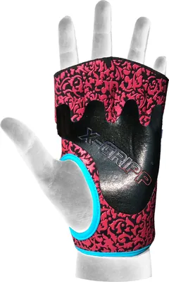 Produktbild von Chiba 40936 Lady Motivation Gloves (Black/Pink/Turquoise) L - Fitness-Zubehör - Handschuhe