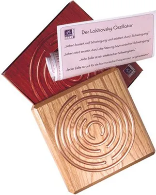 Produktbild von Esoterik Berk KH-498 Lakhovsky Oszillator Eiche Hell 12x12cm