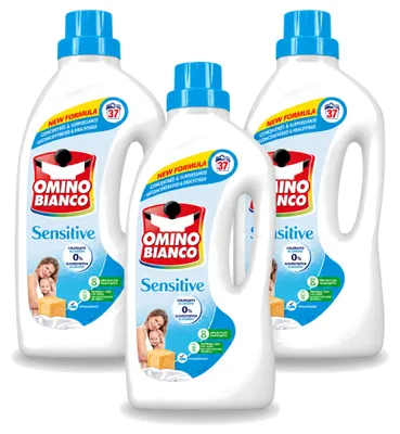 Produktbild von 3 x Omino Bianco Sensitive Waschmittel für weiße und bunte Wäsche - Vorteilspackung - 3 Stücke