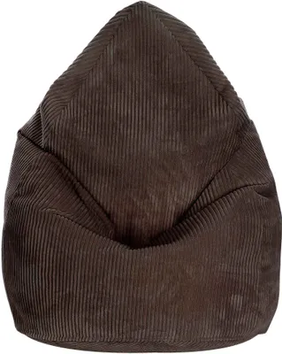 Produktbild von Dreamroots Bean Bag 80x80x120cm Sitzsack mit Lehne und Bezug Sitzkissen Boden Chill Sack Bubibag Sitzsack Sitzsack mit Füllung Sitzsack Dark Chocolate