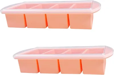 Produktbild von Gefrierform aus Silikon mit Deckel, 2 Stück, 1000 ml, für Suppen und Soßen