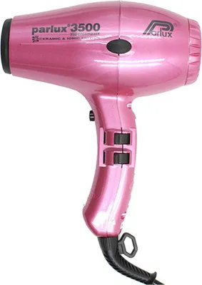 Imagen del producto de Secador de pelo Parlux 3500 Super Compact, con tecnología cerámica e iónica, 2000 vatios, 4 niveles de calor/2 niveles de velocidad, función de aire frío, y boquilla difusora
