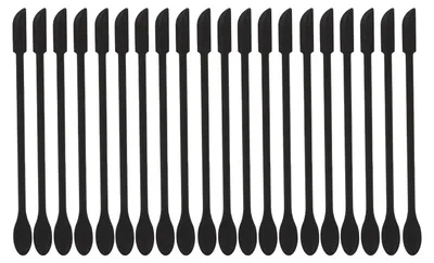 Immagine prodotto di Solidchoice - Set di 20 mini spatole in silicone per cosmetici e cucina
