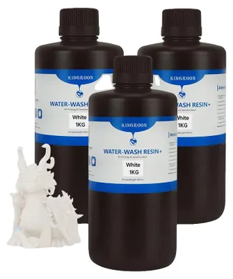 Zdjęcie produktu dla Żywica do druku 3D, łatwa w czyszczeniu, przyjazna dla środowiska, kolor biały, waga 3 kg