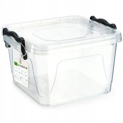 Zdjęcie produktu dla KADAX Pojemnik Na Żywność Pudełko Śniadaniowe Na Lunch Lunchbox 2.4L z Pokrywką