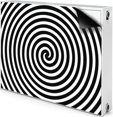 Produktbild von Magnet Verkleidung Abdeckung Heizkörperabdeckung Heizkörperabdeckung 100x60 cm  - Spiral