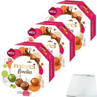 Produktbild von merci lovelies Classic 3er Pack (3x185g Packung) + usy Block