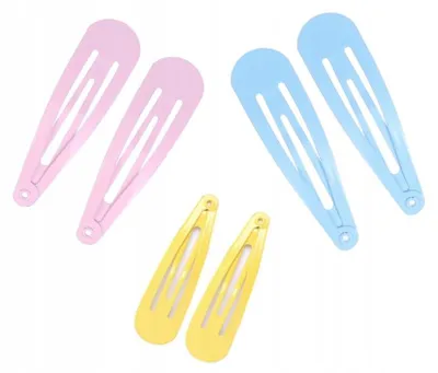 Image de Bocca Beauty Set de pinces à cheveux avec 6 couleurs