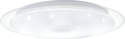 Produktbild von EGLO LED Deckenleuchte Igroka, Wandlampe mit Kristalleffekt, Deckenlampe aus Stahl und Kunststoff, Wandleuchte, Transparent, Wohnzimmerlampe, warmweiß