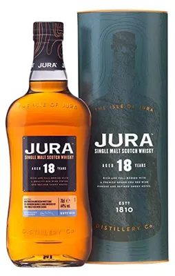 Produktbild von Jura 18 Jahre Single Malt Scotch Whisky in Geschenkpackung | 44 % vol | 0,7 l