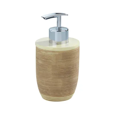 Obrázok produktu pre Wenko 18727100 Amfora na dávkovanie mydla, objem 0,22 l, polyresin, 7,5 x 15 x 7,5 cm, hnedá