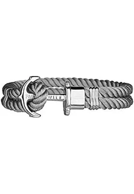 Produktbild von Paul Hewitt Phrep Armband Grau Anker silber 6451514