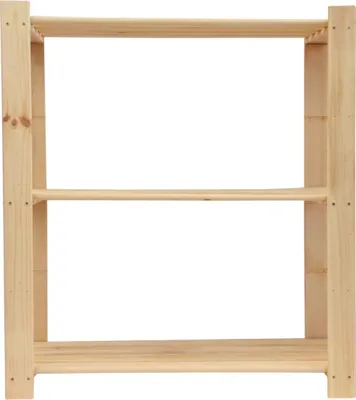 Produktbild von Grundregal 90 x 80 x 40 cm 3 Holzböden, mögliche Gesamtbelastung 150 kg