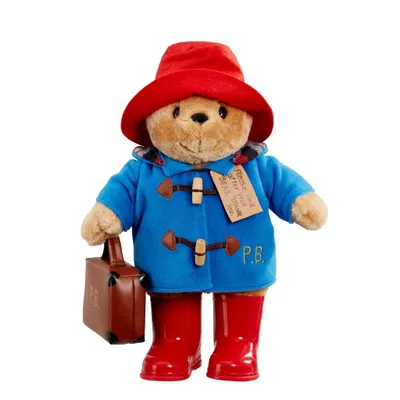 Zdjęcie produktu dla Tęczowy pluszowy Paddington z butami i walizką