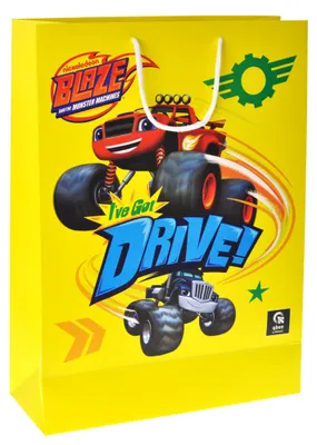 Zdjęcie produktu dla Torba papierowa L Blaze i Mega Maszyny 31x42x12 cm QB004-203