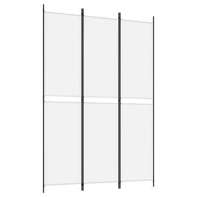 Produktbild von vidaXL 3-tlg. Paravent Weiß 150x220 cm Stoff