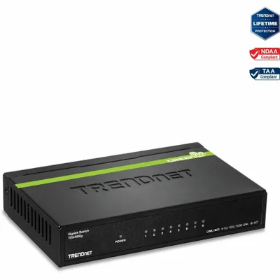 Produktbild von TRENDnet 8-Port Gigabit GREENnet Switch /w metal case