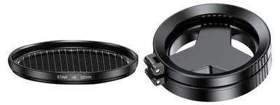 Produktbild von 2-in-1-Magnetfilter für Smartphones, 52 mm, CPL-Polarisationsfilter/Sternfilter, Blendschutz, faltbares Polarisationsglas & Sternlichtfilter
