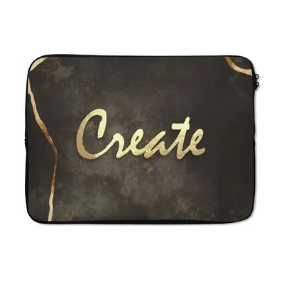 Obrázek produktu pro Pouzdro na notebook 13 palců Citace - Creative - Gold - Black Brašna na notebook