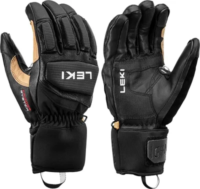 Obrázok produktu pre Leki Griffin Pro 3D Black/Tan 8 Lyžiarske rukavice