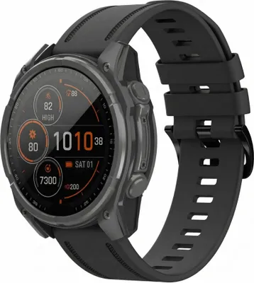 Image de imoshion QuickFit® Line Bracelet en silicone - Connecteur Garmin 20 mm - Noir