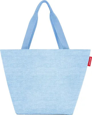 Produktbild von reisenthel shopper M, Einkaufstasche, Tragetasche, Tasche, Twist Powder Blue, 15 L, ZS4119