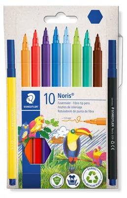 Produktbild von Staedtler - Farbmarker Noris 326 Kartonetui 10 Farben | 10 Stück