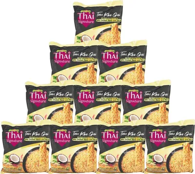 Produktbild von Yum Yum Thai Signature Tom Kha Gai - Thai Coconut Soup with Chicken flavour herbs 10 x 100g