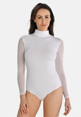 Zdjęcie produktu dla Teyli sweter z długim rękawem i półgolfem dla kobiet Nelly Female 2437 biały XL