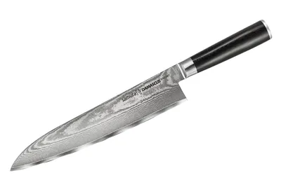 Immagine prodotto di Coltello da chef professionale Samura DAMASCUS 9,4" / 240 mm - Strumento da cucina in acciaio giapponese di  per l'eccellenza culinaria