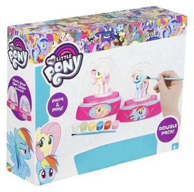 Image de Boules à neige à peindre rainbow dash et fluttershy - my little pony