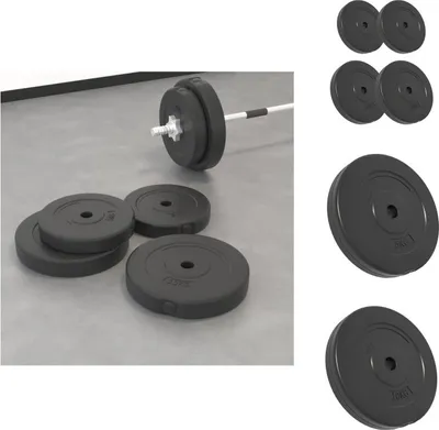 Produktbild von vidaXL Hantelscheiben 4 Stk. 30 kg Zement -  Hanteln & Gewichte