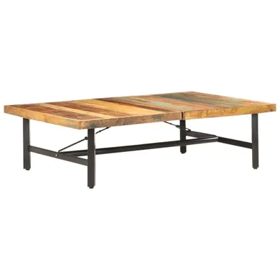 Image de Table basse 142x90x42 cm Bois de récupération massif
